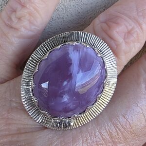 Amethyst Gemstone "Cage Ring" in 925 Sterling Silver (7)